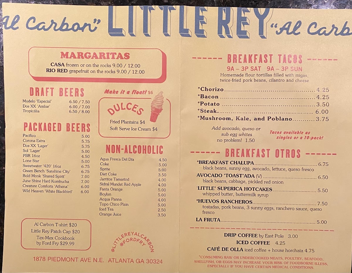 Little Rey Menu - Image 2