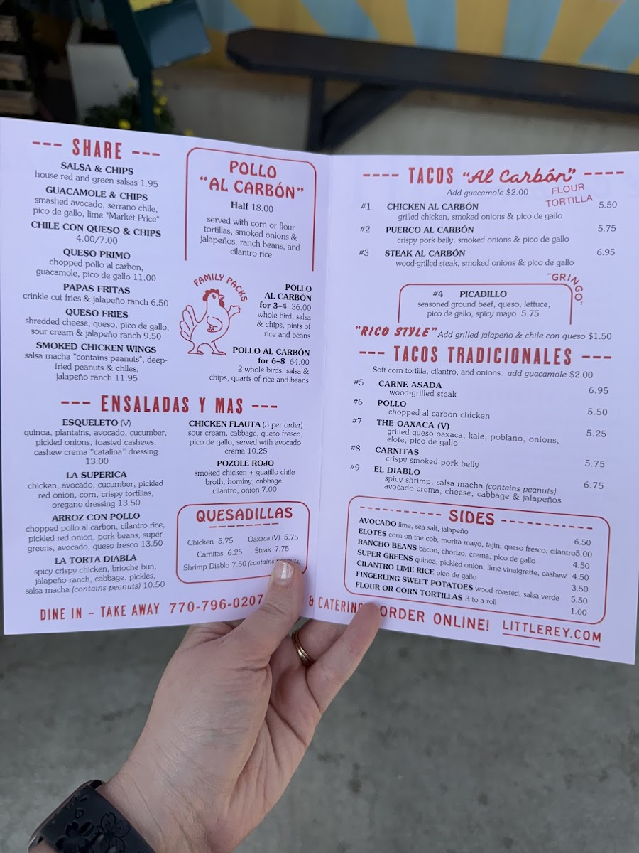 Little Rey Menu - Image 3